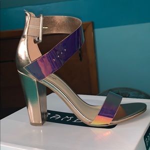 Holographic Strap Heel (BRAND NEW)